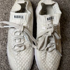 NOBULL Cream Textured Sneakers